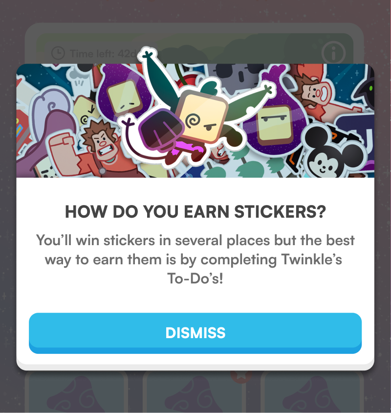 Screenshot of an in-game popup with an illustration.